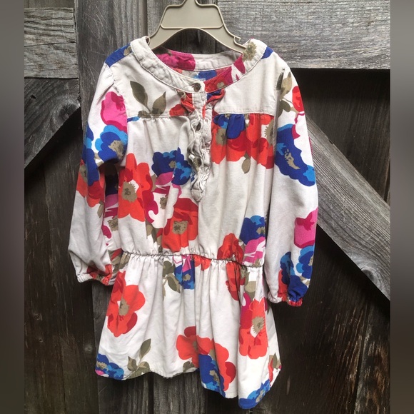 Girls Floral Corduroy Dress Size 3! 🌻 - Picture 2 of 7